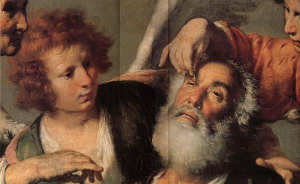 Bernardo Strozzi Detail of The Healing of Tobit